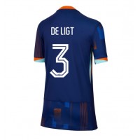 Camisa de time de futebol Holanda Matthijs de Ligt #3 Replicas 2º Equipamento Feminina Europeu 2024 Manga Curta